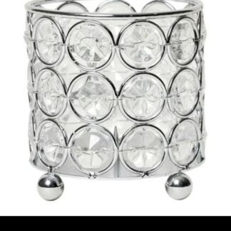 🧊 Crystal Accent Bowl – Vanity Holder