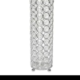 🌟 Tall Crystal Vase – 7” Decorative Accent