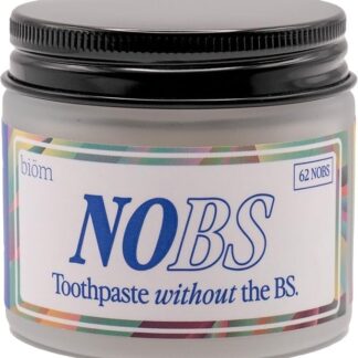 NOBS (No Bad Stuff) Toothpaste Tablets - Nano Hydroxyapatite, Fluoride & Plastic Free, Eco & Travel Friendly - Remineralize with NHA (1 Month)
