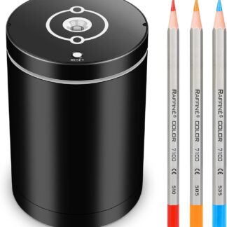 Automatic Electric Pencil Sharpener,Rechargeable Smart Pencil Sharpener.Suitable for No. 2/Colored Pencils (6-8 mm),Applicable to School/Classroom/Office/Home