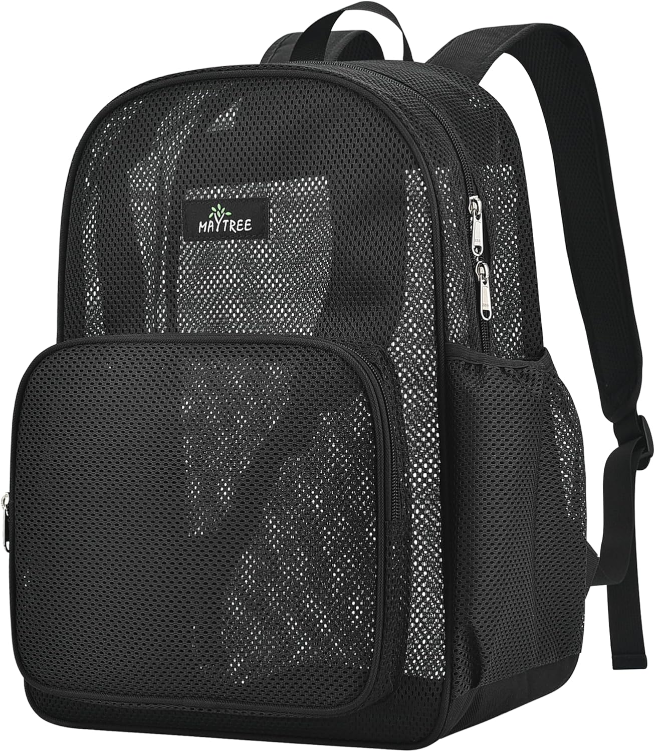 MAYTREE Semi-Transparent Mesh Backpack for School