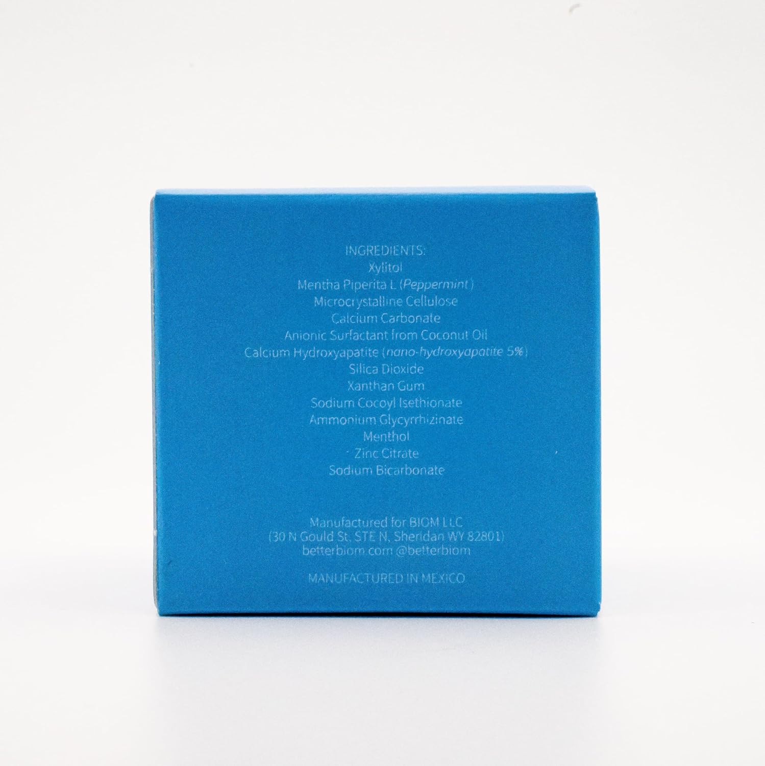 NOBS (No Bad Stuff) Toothpaste Tablets - Nano Hydroxyapatite, Fluoride & Plastic Free, Eco & Travel Friendly - Remineralize with NHA (1 Month) - Image 4