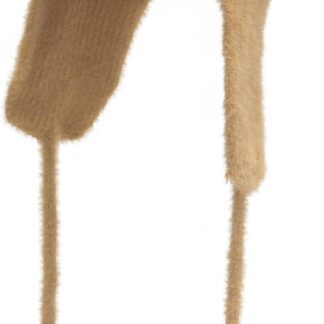 ZLYC Women Winter Knitted Earflap Beanie Hat Soft Cashmere Feel Warm Ski Skully Cap